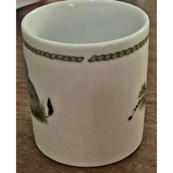 Vintage 1988 Lynn Chase Designs Japan Jungle Party Porcelain 3 Piece Child's Set - Picture 7 of 16